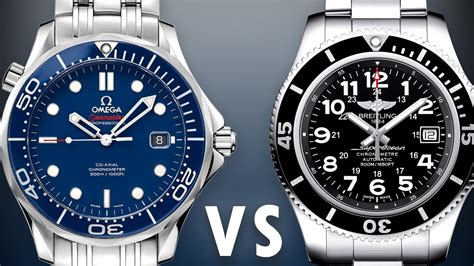 breitling superocean vs omega seamaster